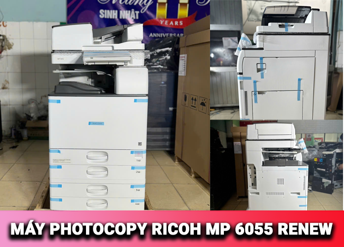 Máy photocopy ricoh MP 6055 renew